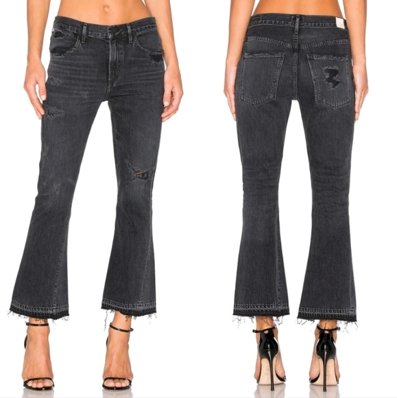 Citizens Of Humanity Denim - 🌞Citizens of Humanity Sasha Twist Flare Jeans Premium Vintage Black Hawk  28